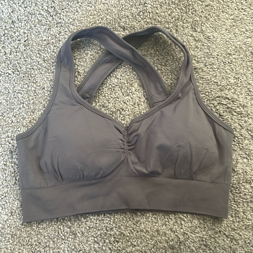 Diosa Fit Sculpt Sports Bra in Stone XL